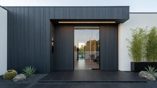 Azarac-Front-Door-and-cladding-550x310 Sicaro USA decking